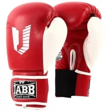 Перчатки бокс.(иск.кожа) Jabb JE-4056/Eu 56 красный/белый 12ун.